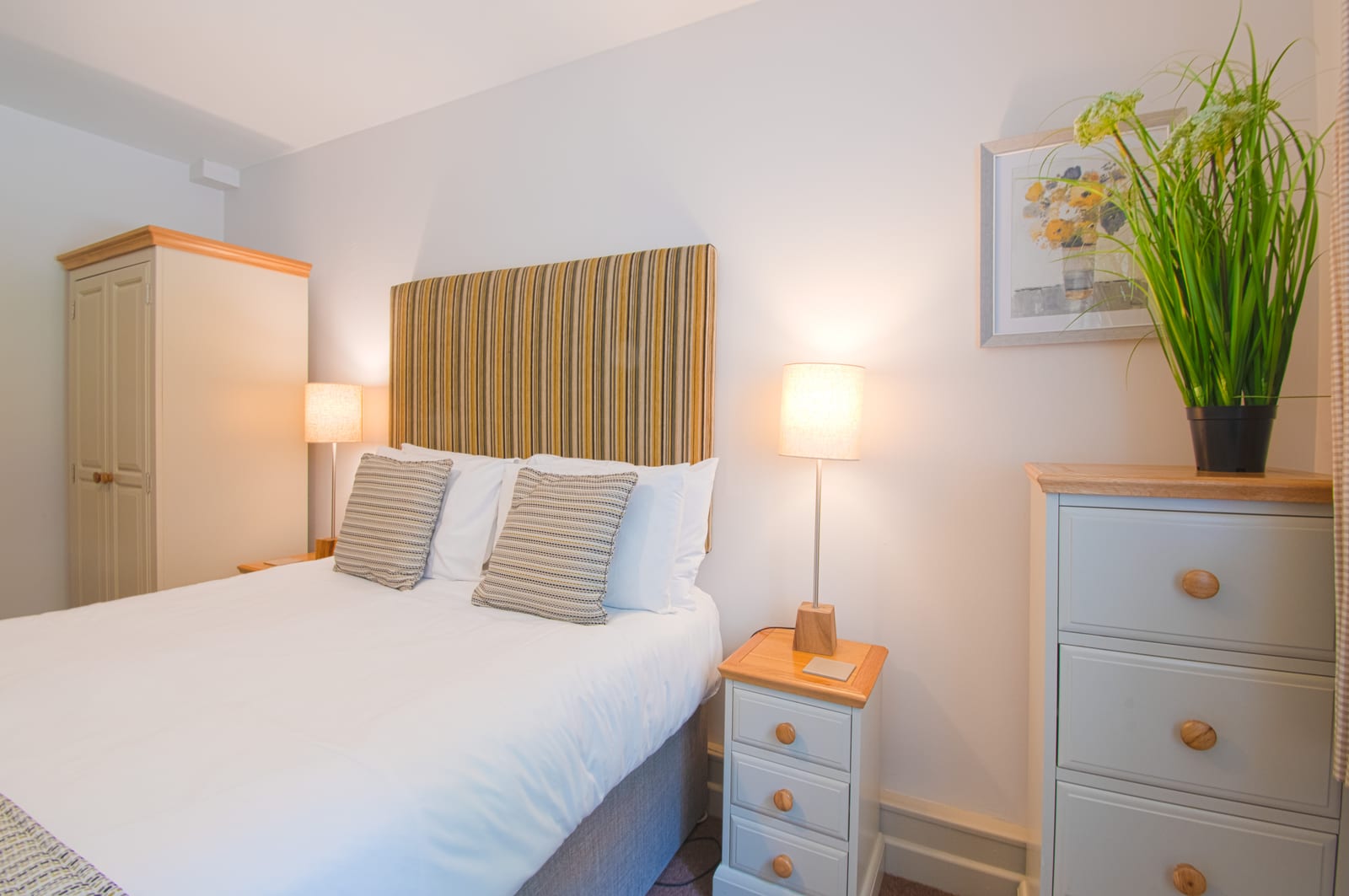 Double hotel room at Llwyngwair Manor