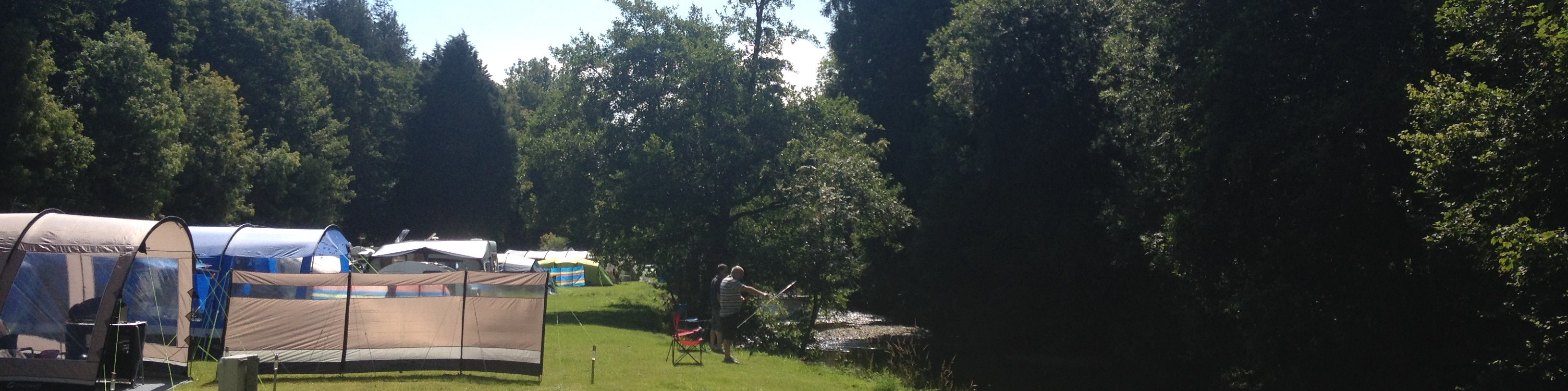 Fishing while camping