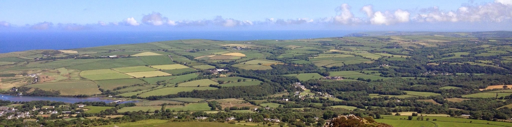 View of the Manor from Carn Ingli